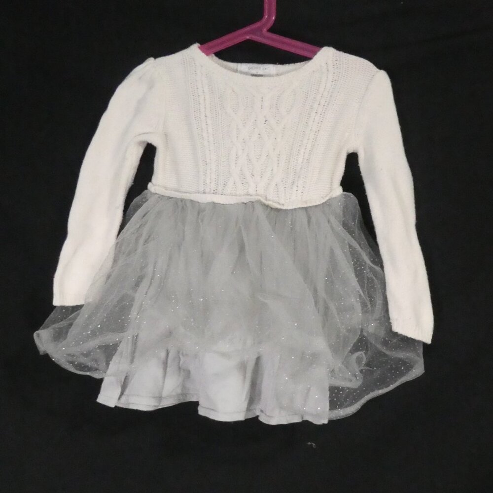 DRESSED UP By GYMBOREE | 2T | One Piece Knit Top Dress with Tulle Skirt